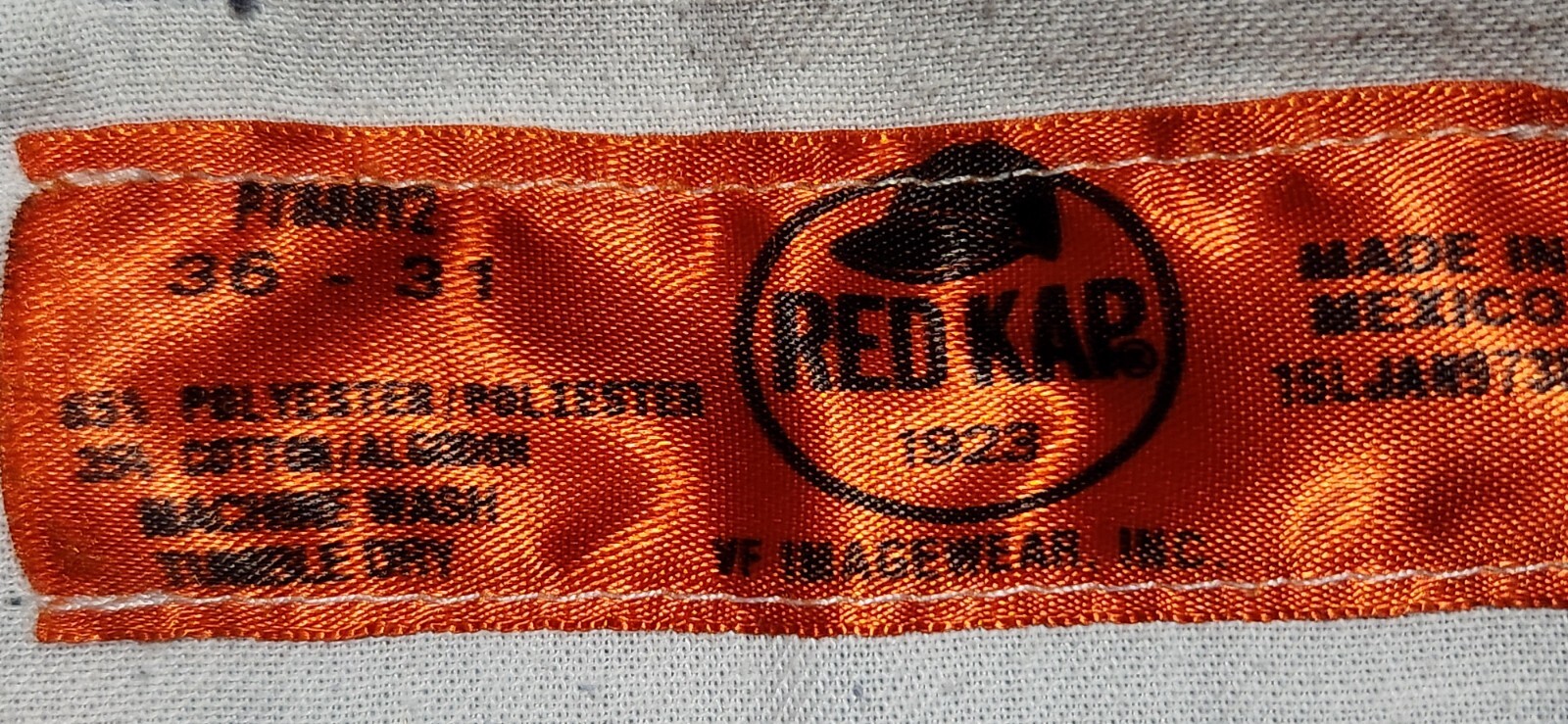 RED KAP PT88 CARGO WORK PANTS 36/31 NAVY (6) PAIRS (NOT RENTAL PANTS)