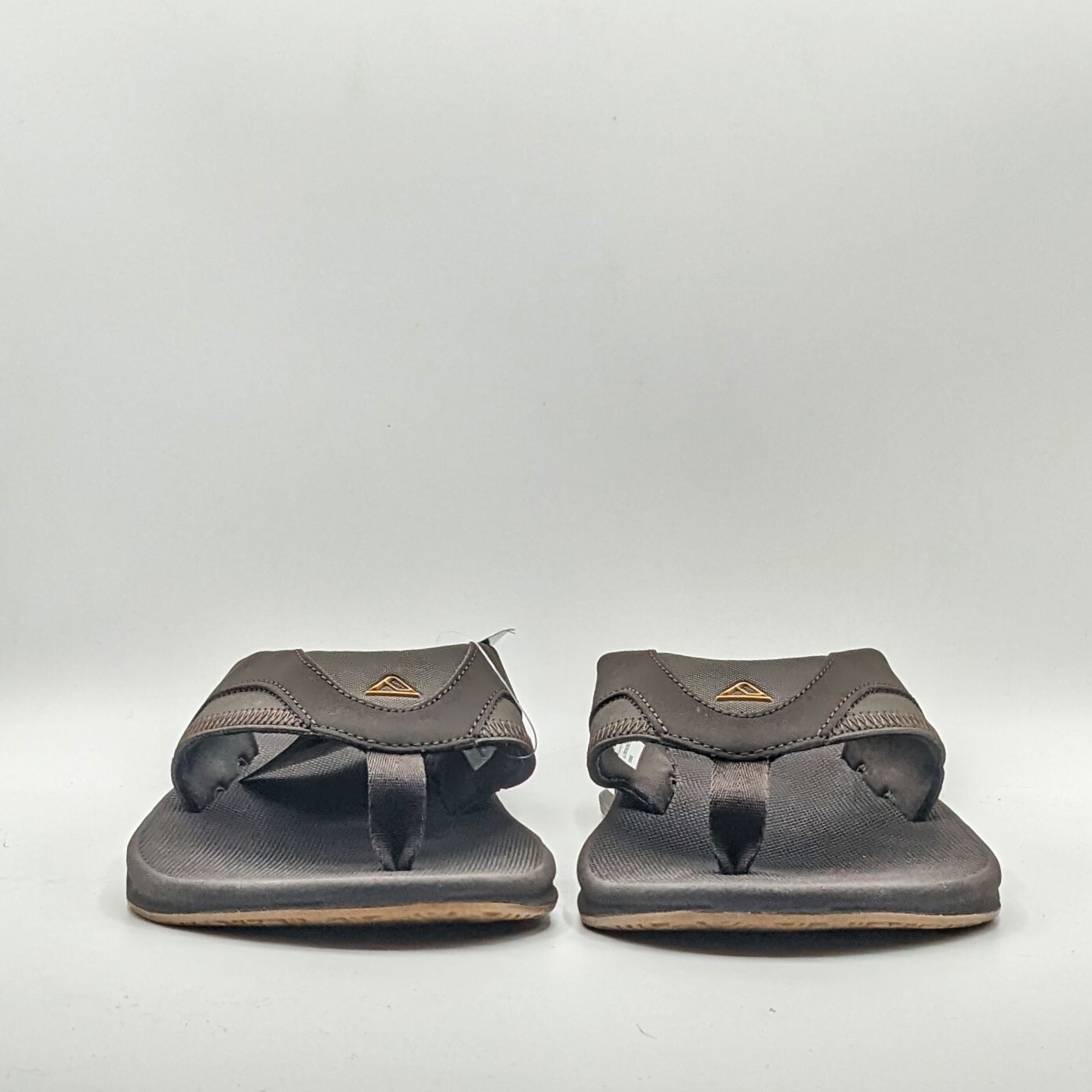 REEF “Fanning” Men’s Flip-Flop Sandal & Sole Bottle Opener (Brown/Gum) Size NEW