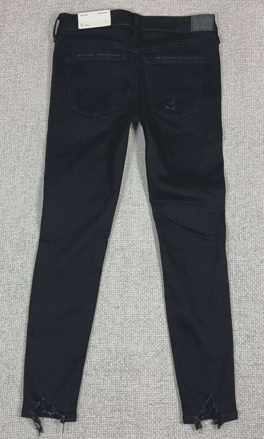 NWT American Eagle Jeggings Women’s Size 4S Black Next Level Stretch Destroyed