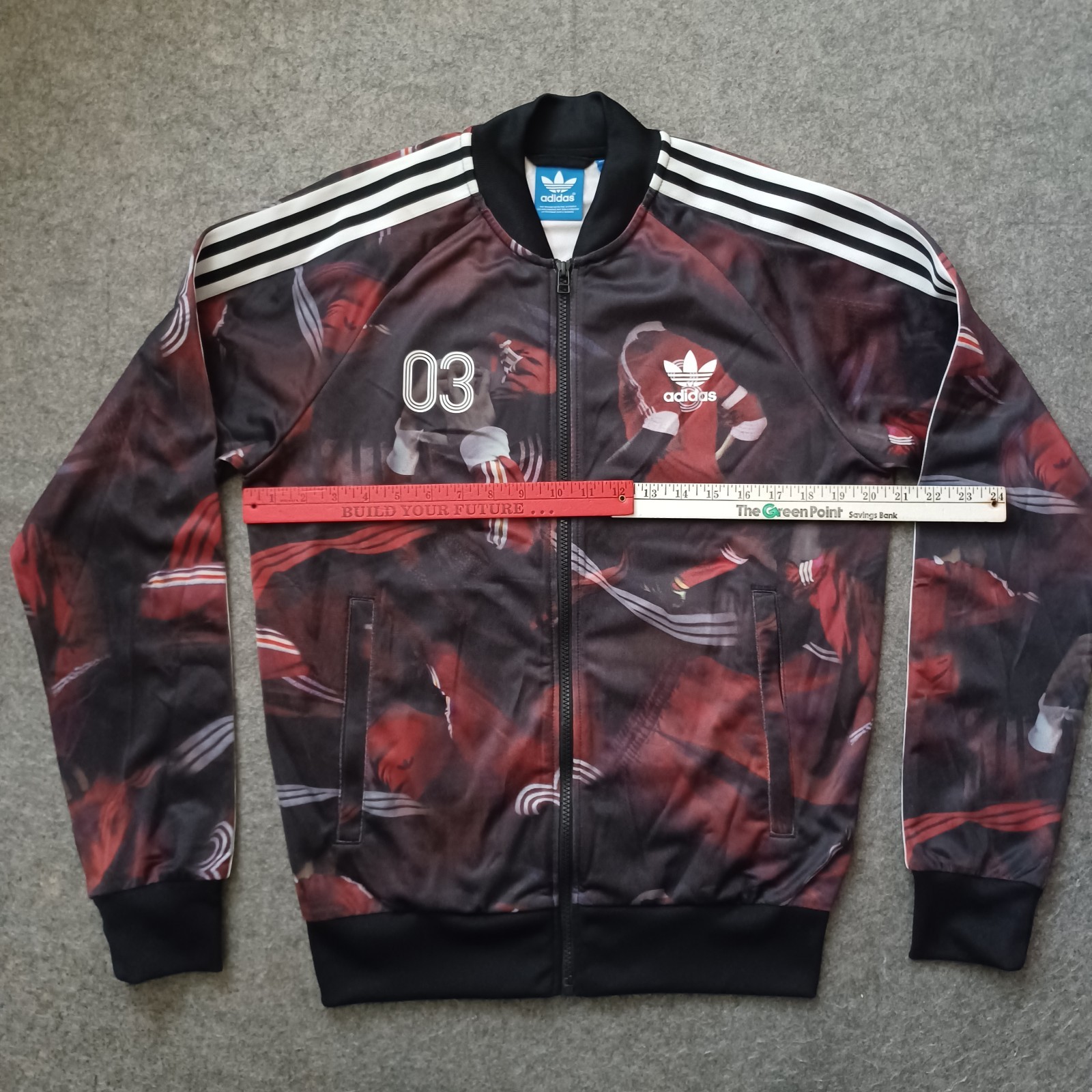 Adidas Originals Track Jacket Mens M Trefoil Firebird Beckenbauer #3 Der Kaiser