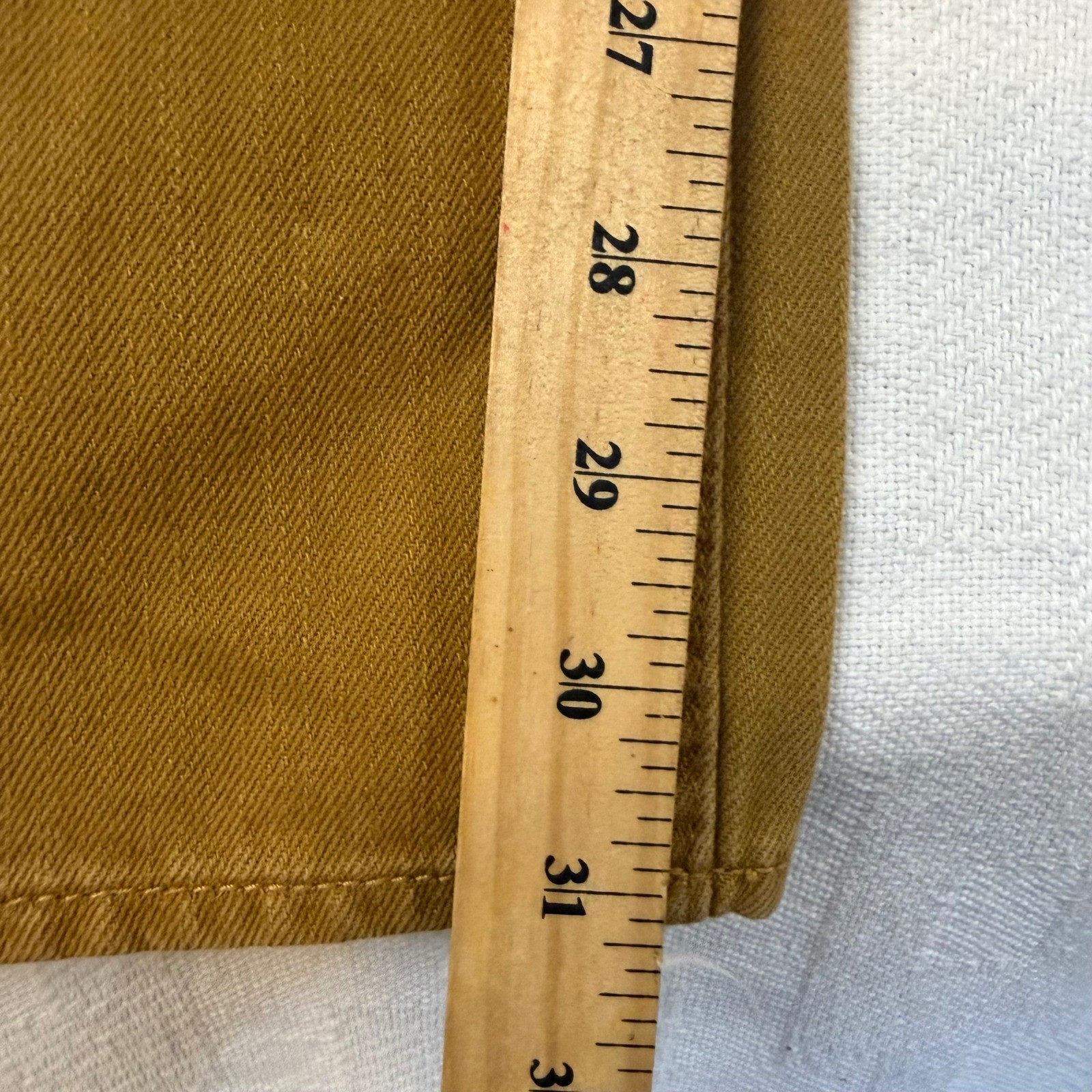 J.Crew Mens The Sutton Straight Fit Pants Tobacco Brown 32×34 Cotton Twill