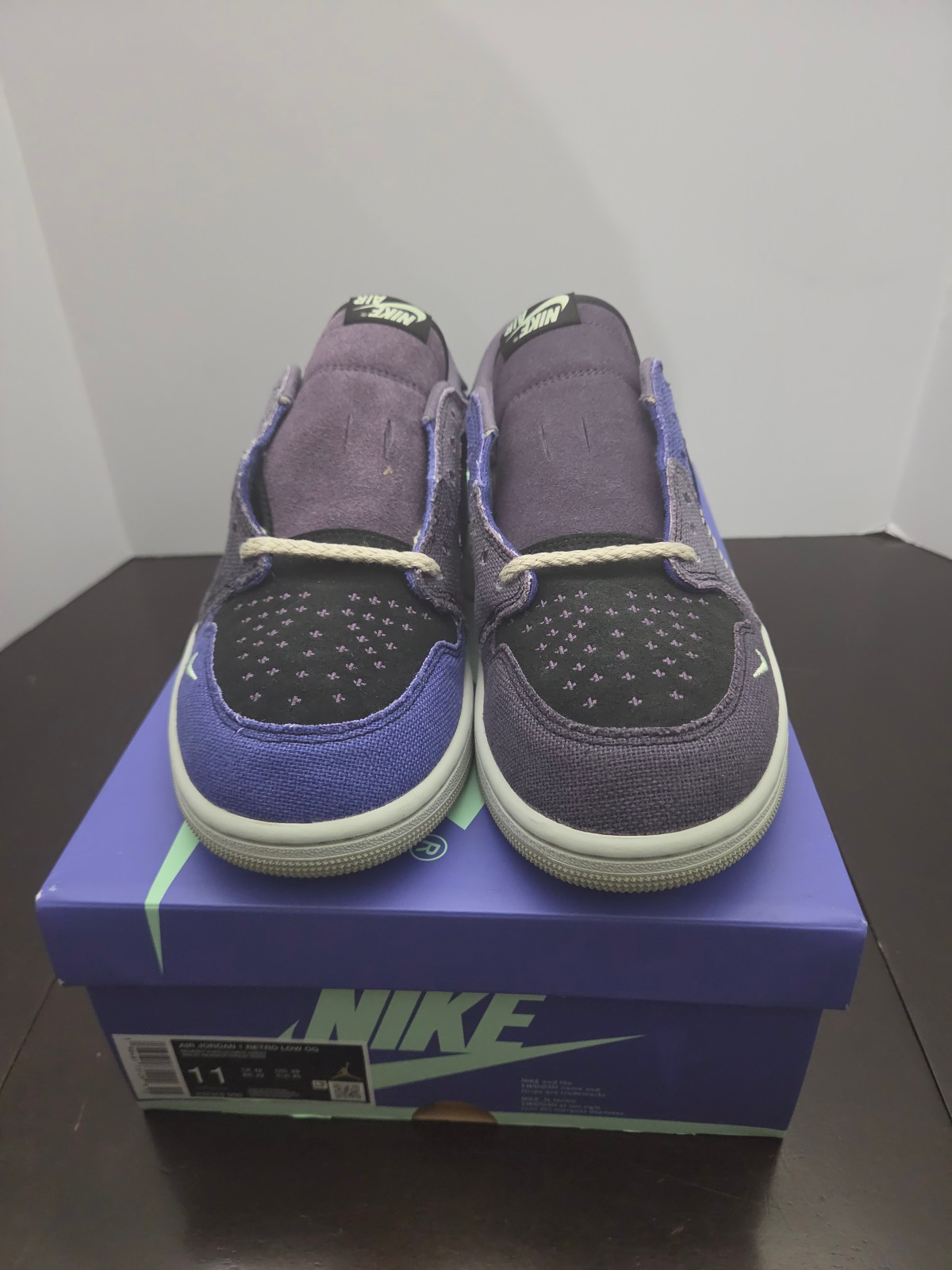Size 11 – Zion Williamson x Air Jordan 1 Retro OG Low Voodoo Alternate