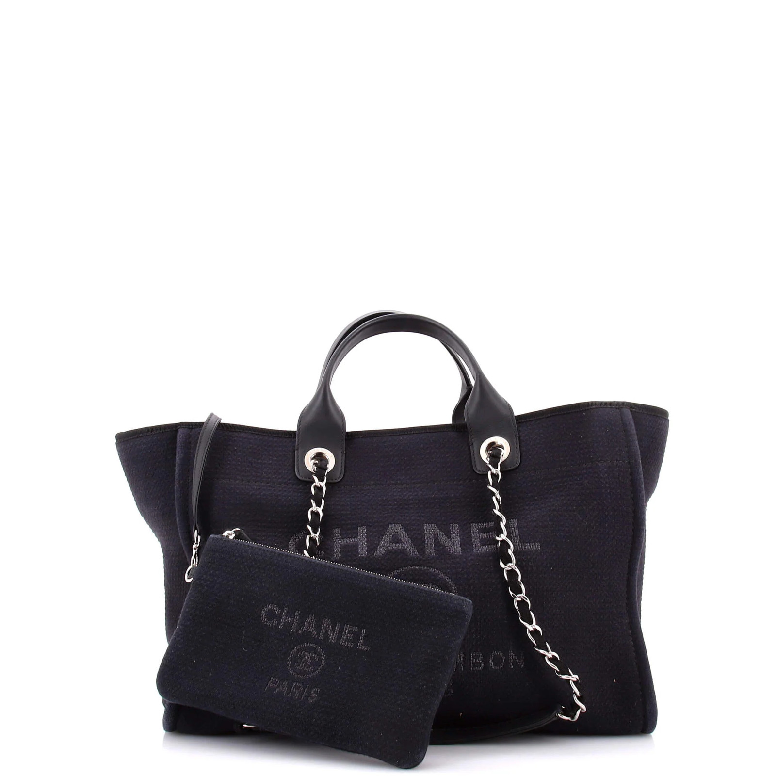 Chanel Deauville NM Tote Mixed Fibers Medium