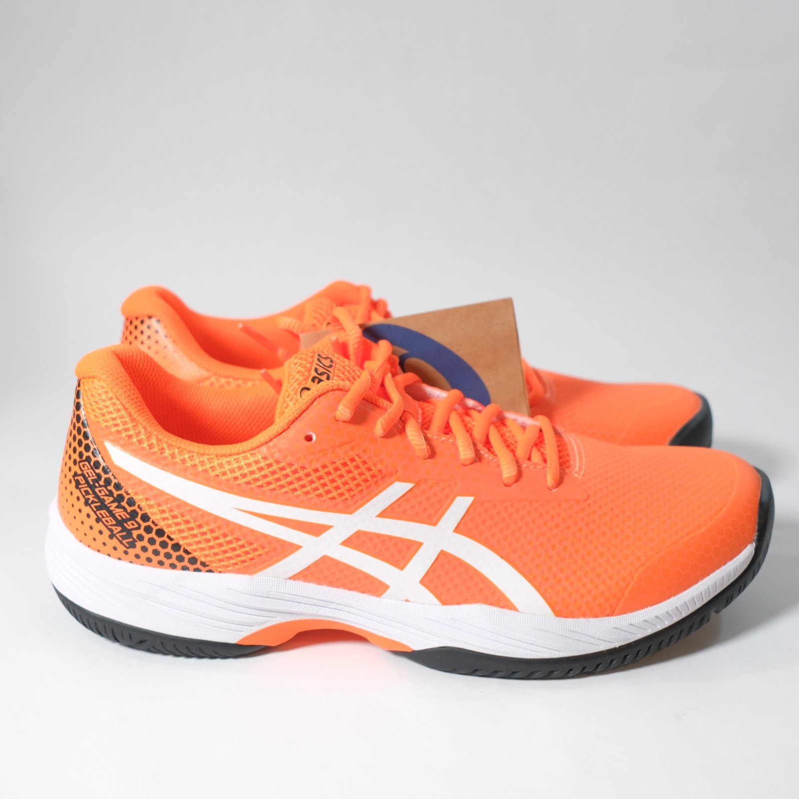 ASICS Gel-Game 9 Pickleball Shocking Orange White 1041A416-800 Men’s Size 8