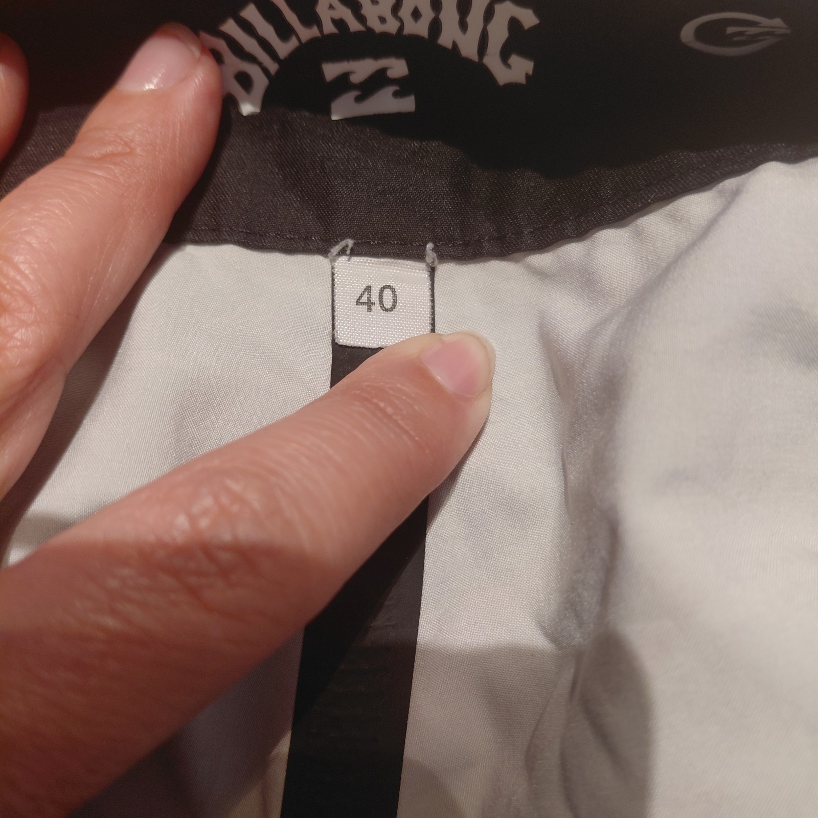 BILLABONG Recycler Fifty50 Airlite Surf Board Shorts Black Mens Size 40