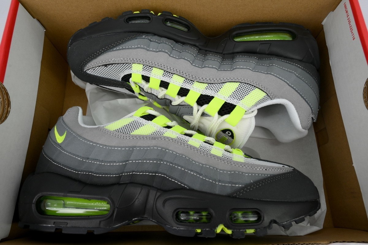 Nike Air Max 95 OG ‘Neon’ Green/Gray Men’s Sneakers