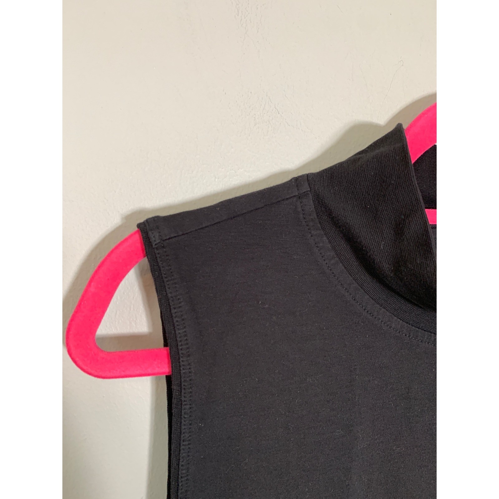 Athleta Outbound Tank Camisole Women Size L Black Mock Neck Sleeveless Top