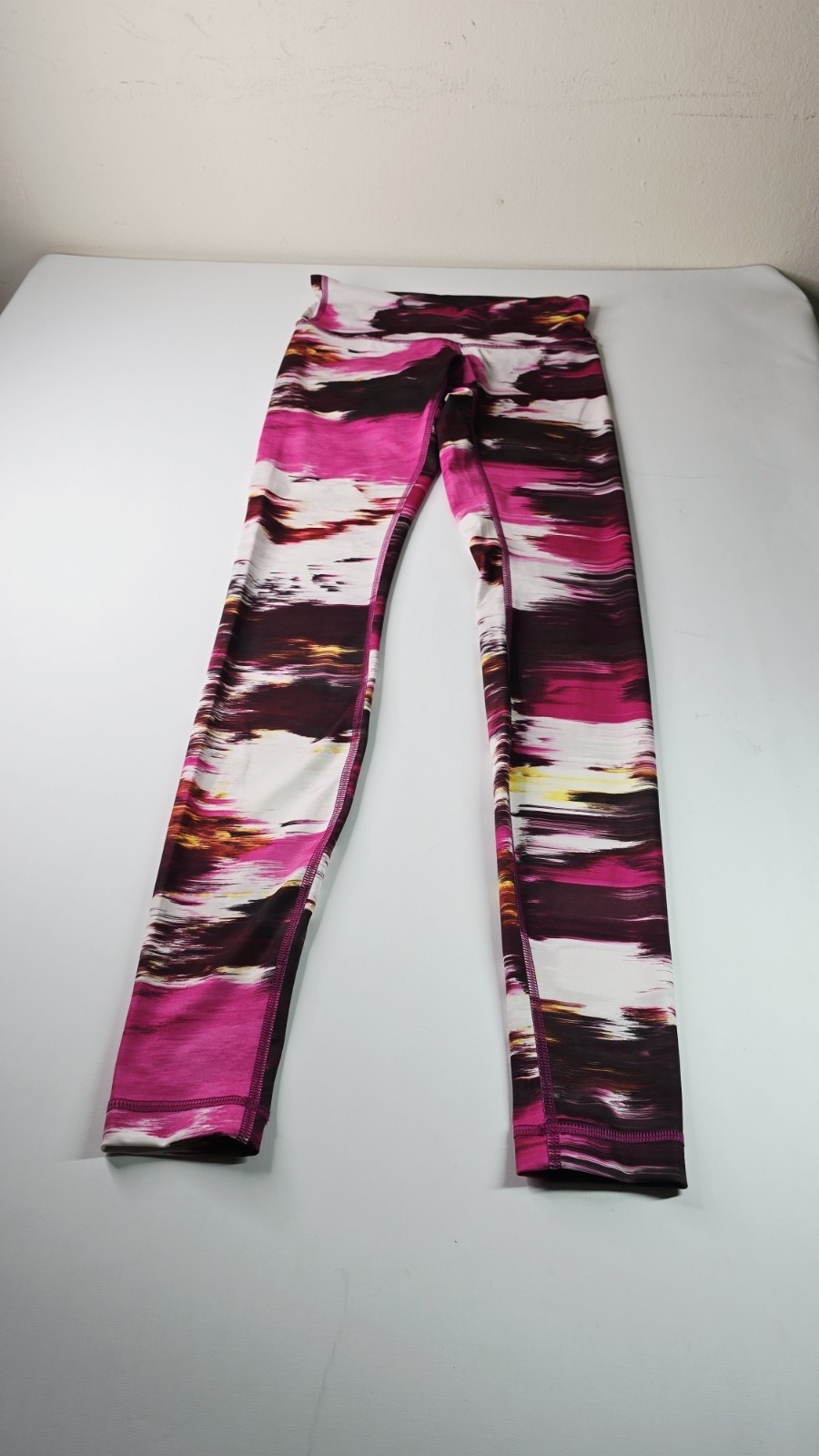 Lululemon Women Crop Leggings Multicolor Tie Dye Wonder Under Sz 6/7 See Photos