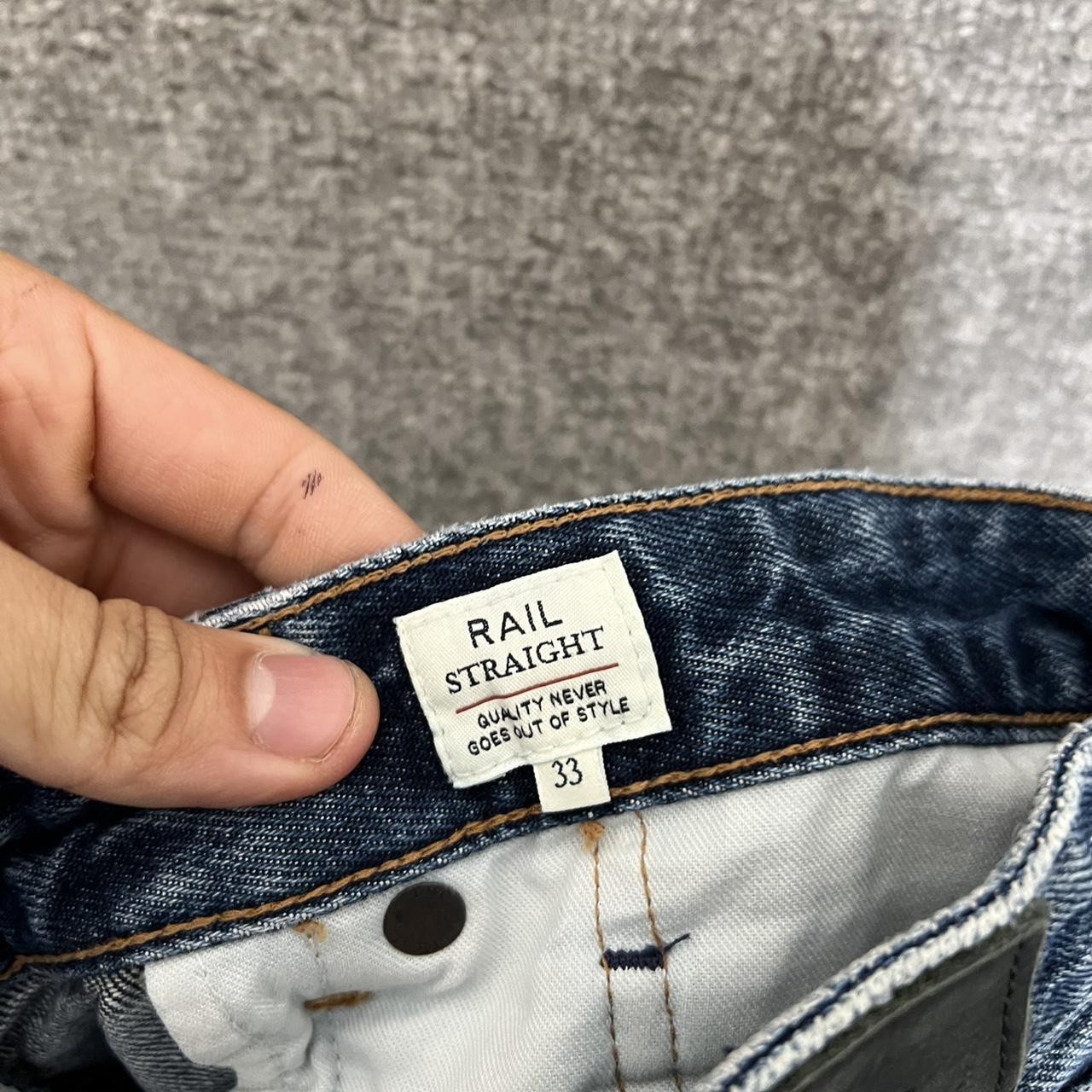 Levi’s Made & Crafted Rail Straight Cropped Jeans Blue Tag Men’s Size 33 (34X27)