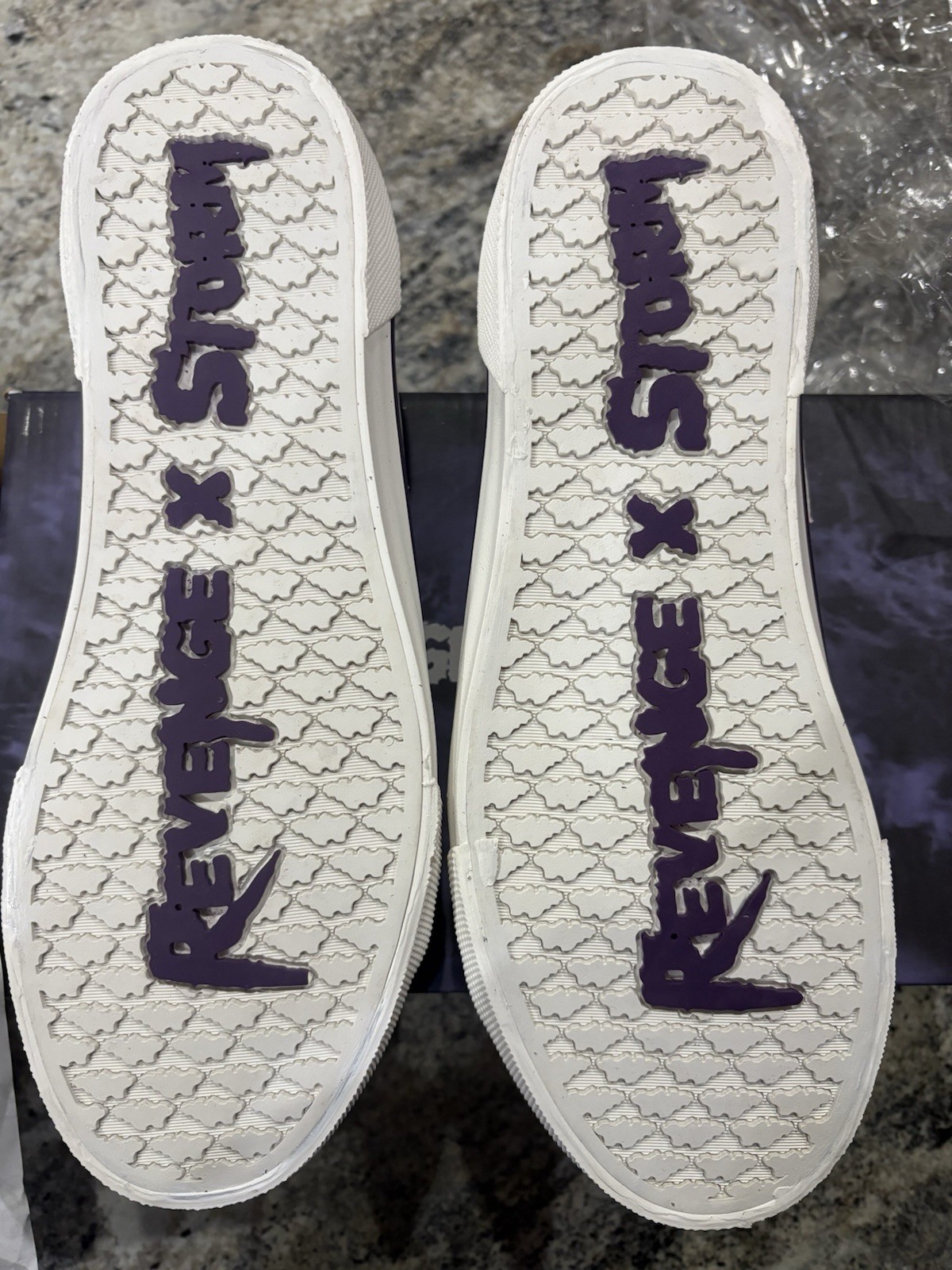 Revenge X Storm Vol.2 Dark Violet White Men’s Low Top Sneakers Athletic
