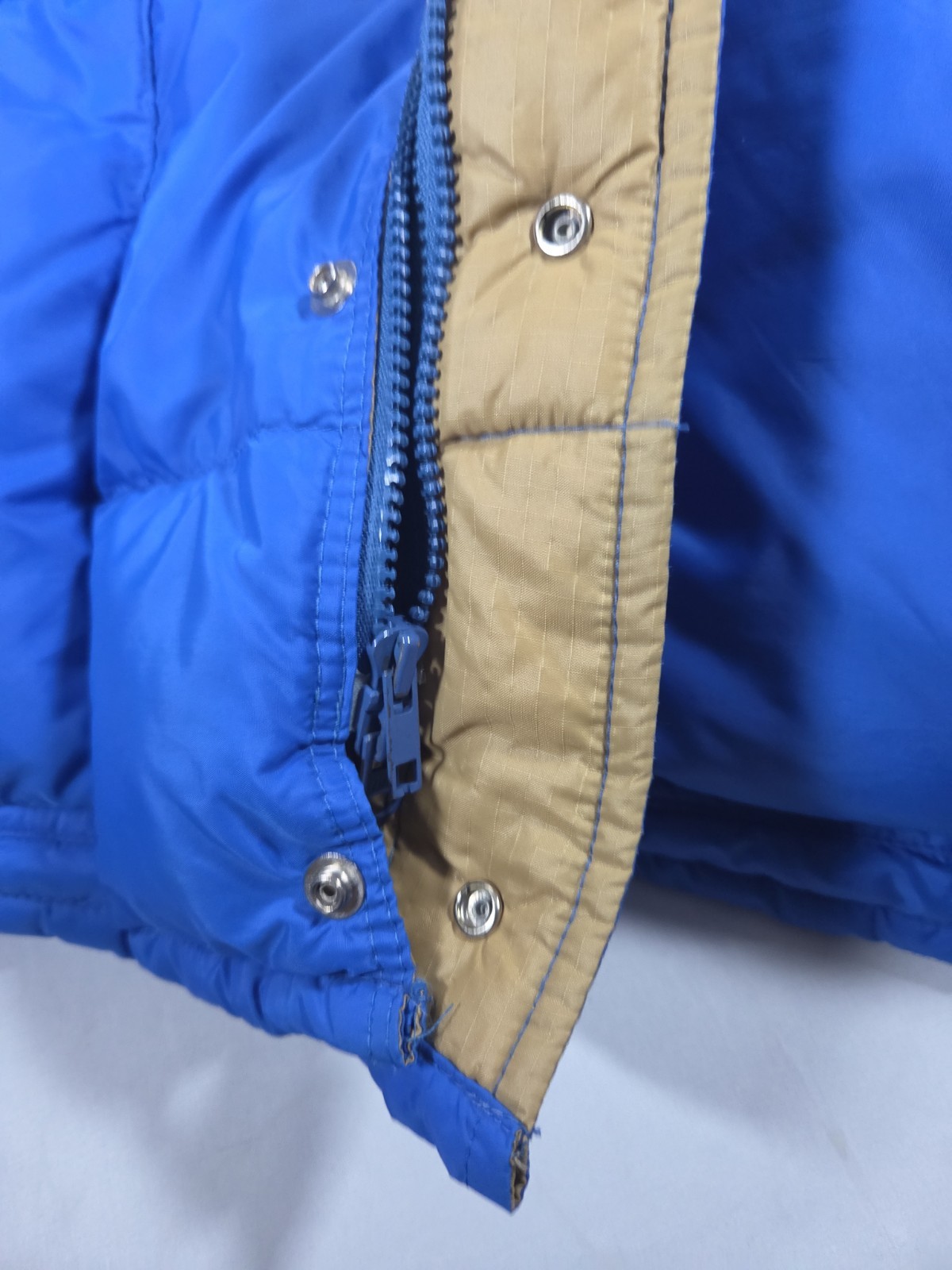 Jones Down Filled Vintage 1970s-80s Puffer Jacket Mens Size XL Old Money Cabin