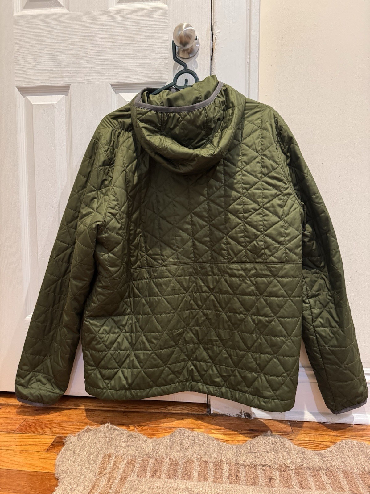 LL Bean Katahdin Men’s Insulated Pullover Hooded Jacket 1/2 Zip Regular