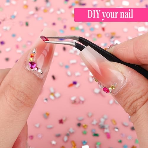 Colorful Rhinestones Rhinestone Charms Multi Shape Crystal 3D multicolored