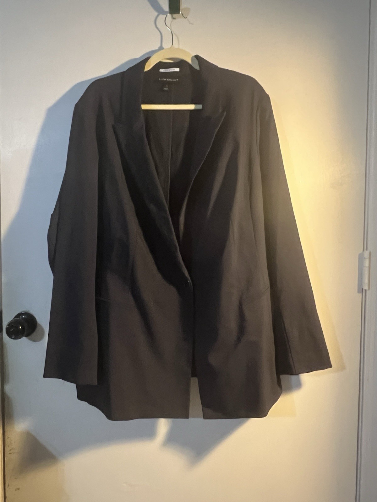 Lane Bryant The Bryant Blazer Women’s Plus Size 26 Blue Solid Collared