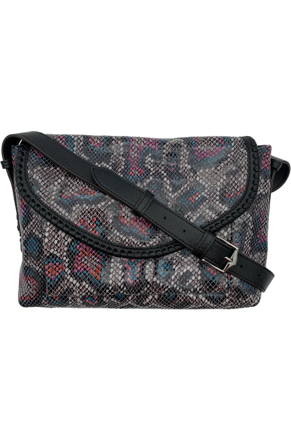 Aimee Kestenberg Pebble Leather Crossbody All For Love Summer Snake