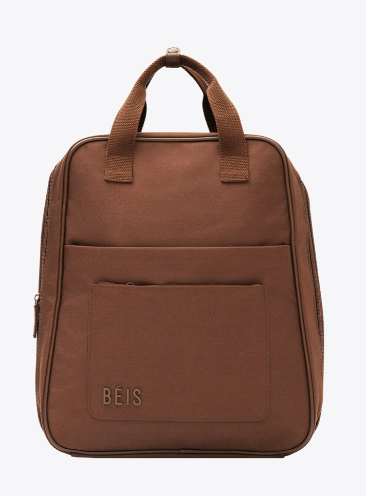 BRAND NEW NWT BEIS The Expandable Backpack in Maple