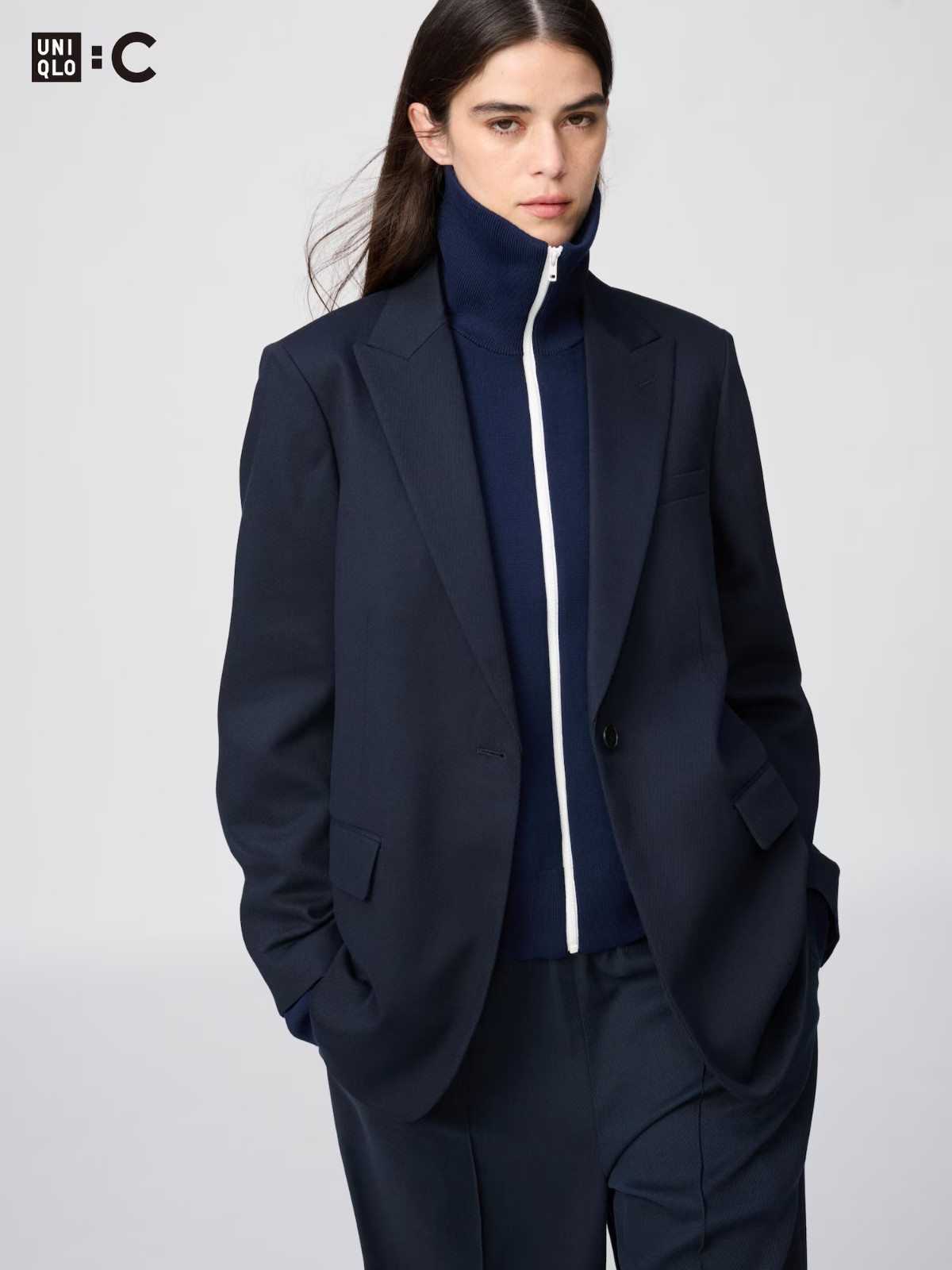 UNIQLO : C Tweed tailored jacket Women’s Japan New 483036 3color 2026