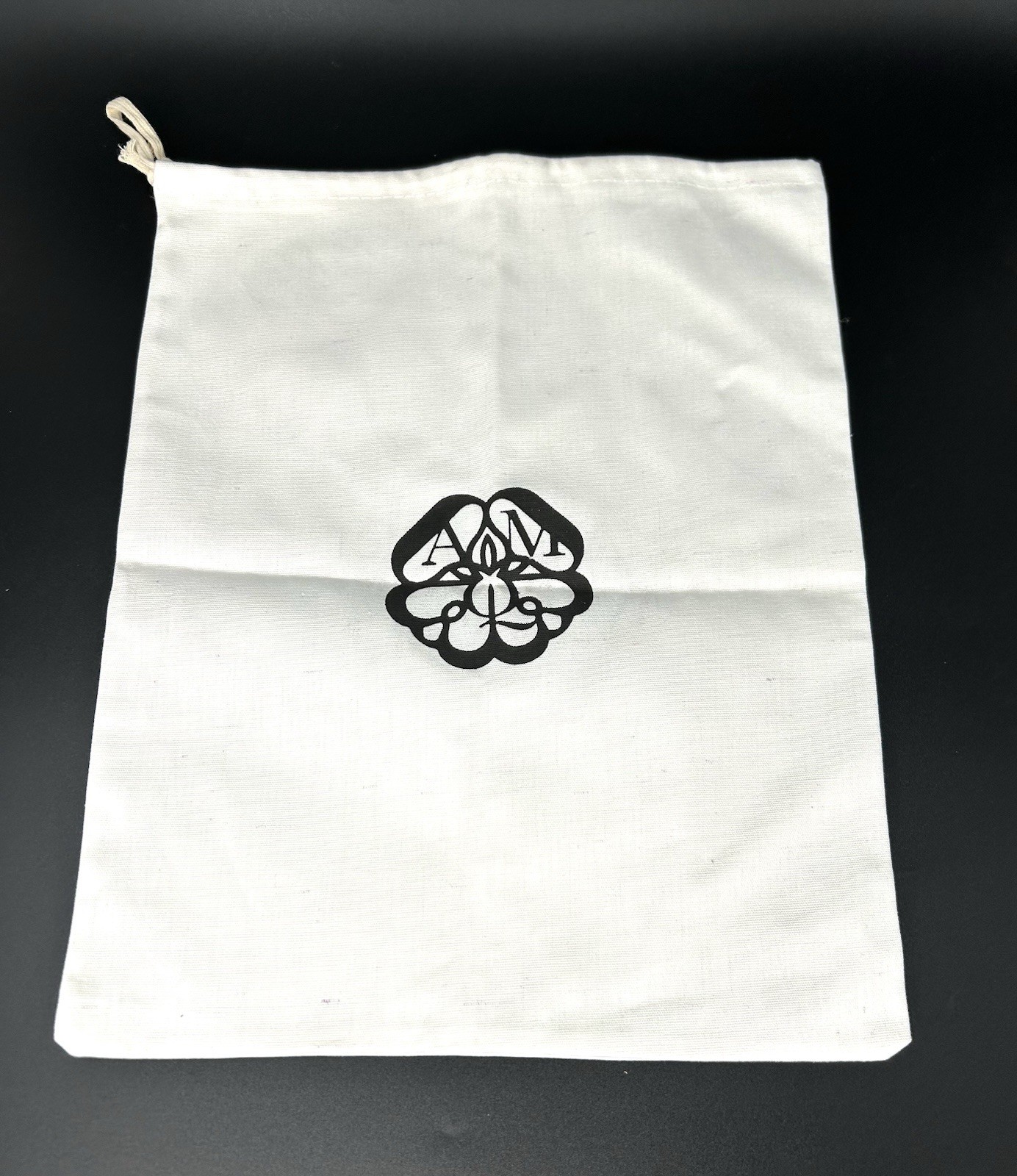 Alexander McQueen Large White Dust Bag – 14” x 11″ Inches