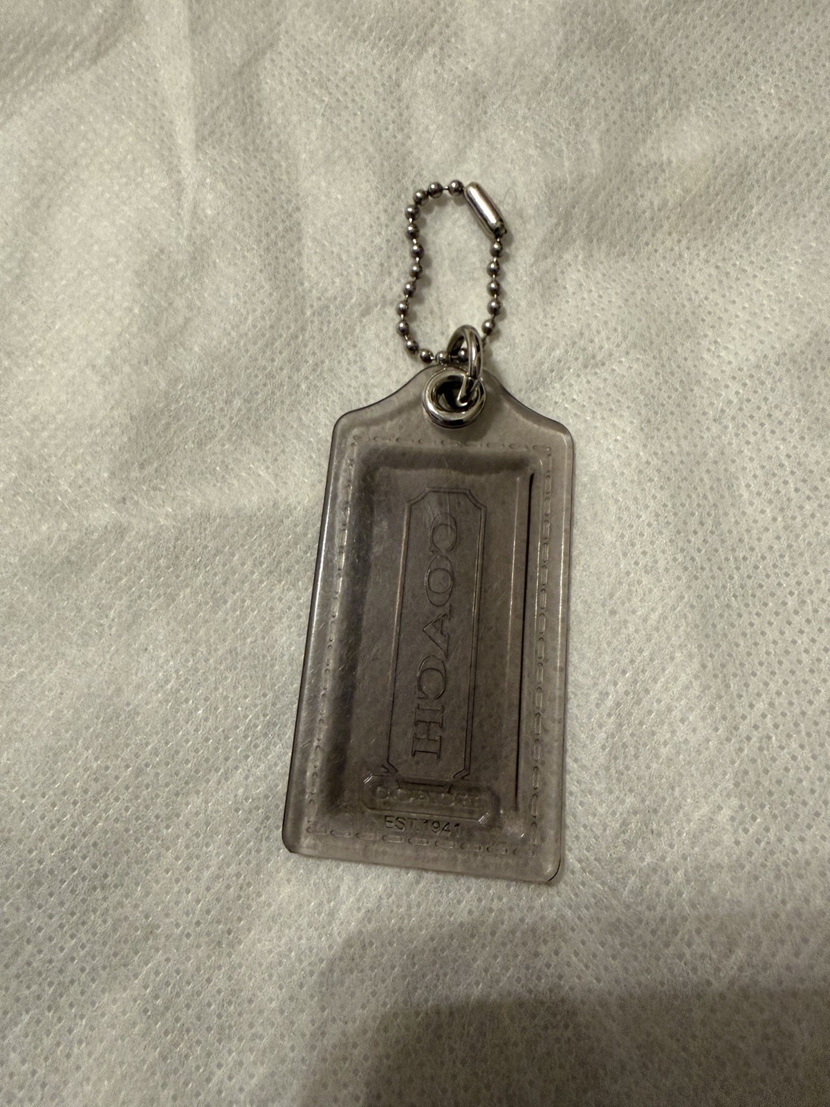 Coach Hang Tag