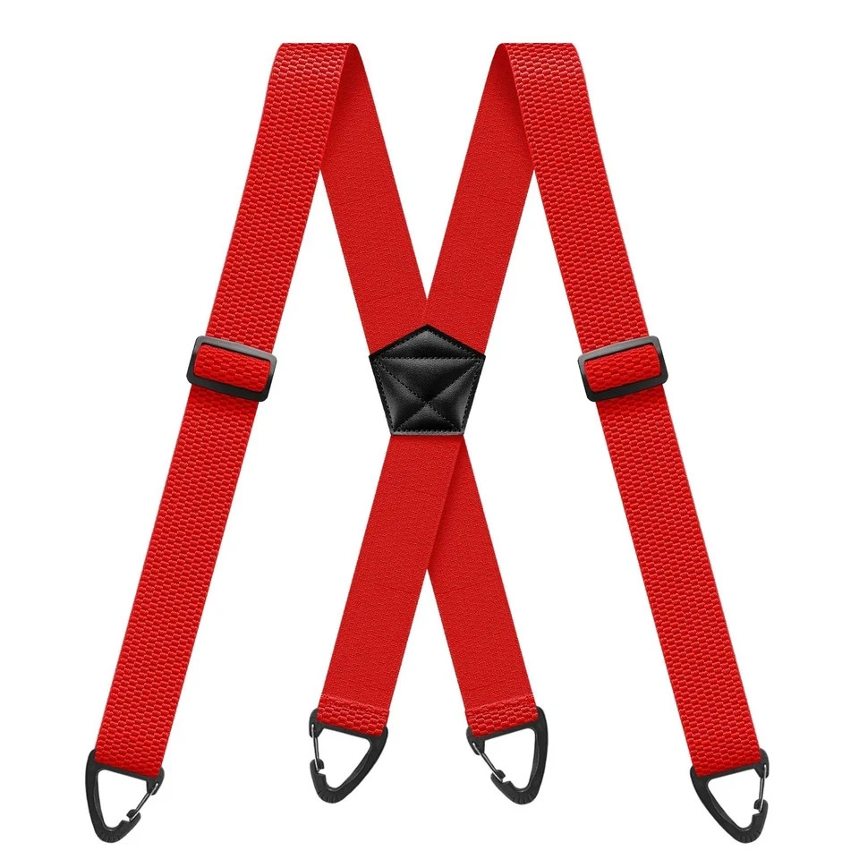 Suspenders for Men Heavy Duty, X Shape Back Hidden Suspender 1.5″ Under Clothing