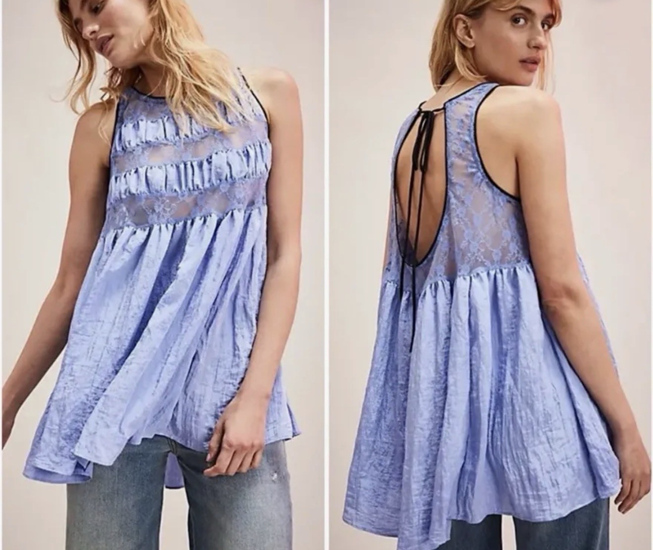 Free People Intimately Current Obsession Mini Slip/Tunic Size XL Plum 0382