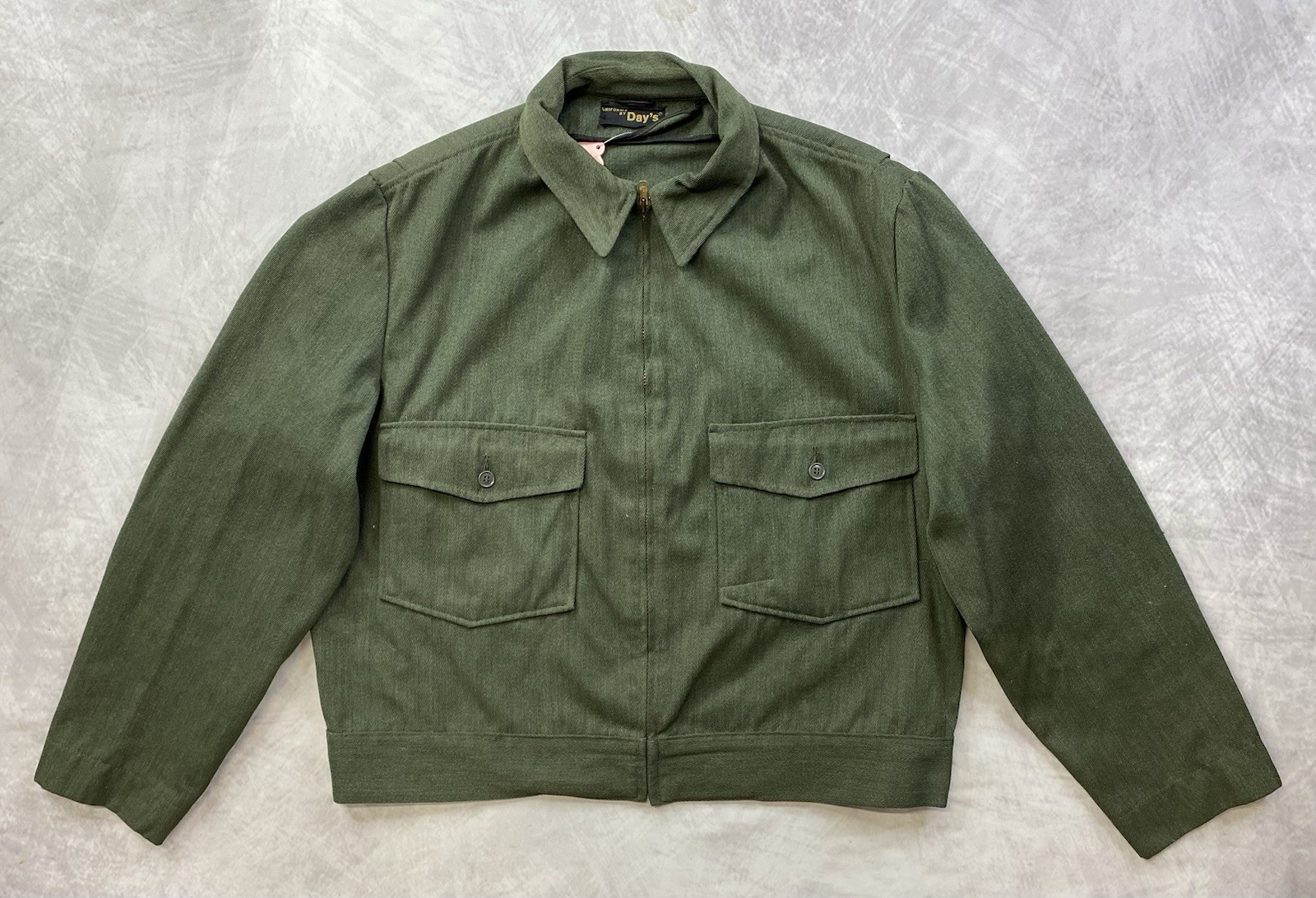 Vintage 60s Uniforms By Days Jacket Military Size L/XL Rare