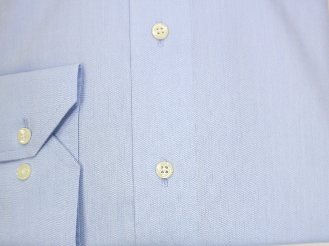 Brooks Brothers Regular Non-Iron All Cotton 16.5-32/33 English Collar Light Blue