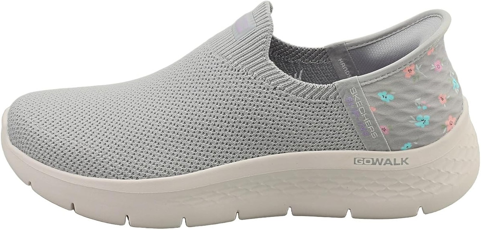 Skechers Women’s Go Walk Flex Sunset Rose Hands Free Slip-ins – Gray/Lavender –
