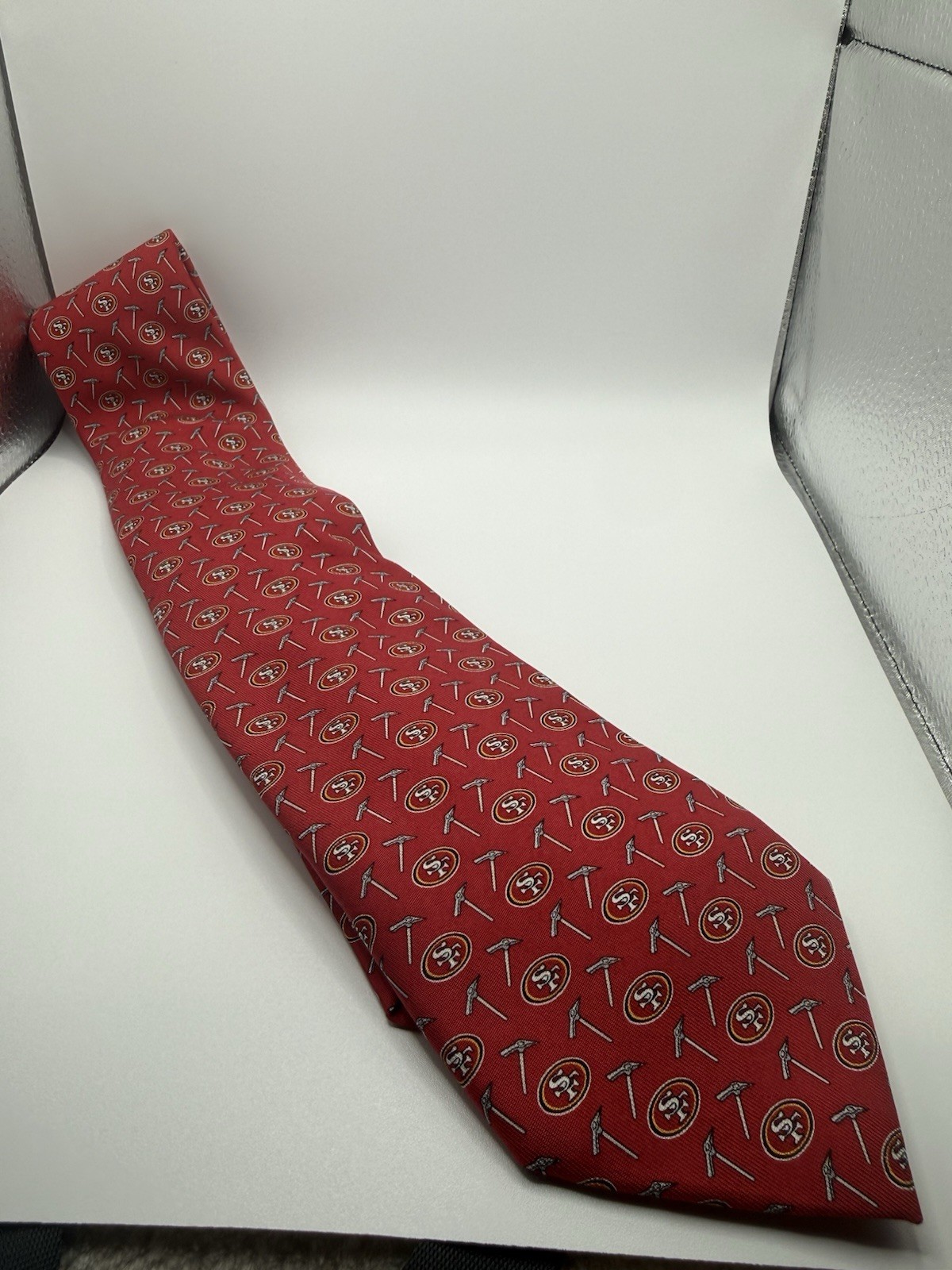 Vineyard Vines 100% Silk Hand Made Ansley Golf Club 1912 Red Tie New 60″