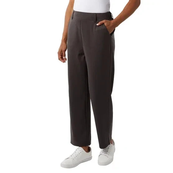 32 Degrees Women’s Stretch Twill Pant, Gray, Size Medium, New