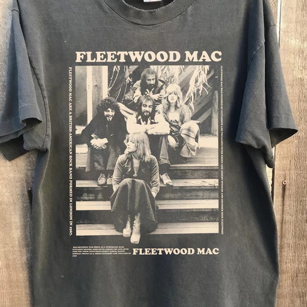 Fleetwood Mac World Tour charcoal short sleeve T shirt Unisex S-5XL