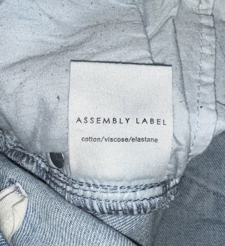 Preowned- Assembly Label Straight Relaxed Fit Denim Jeans Womens (Size 10)
