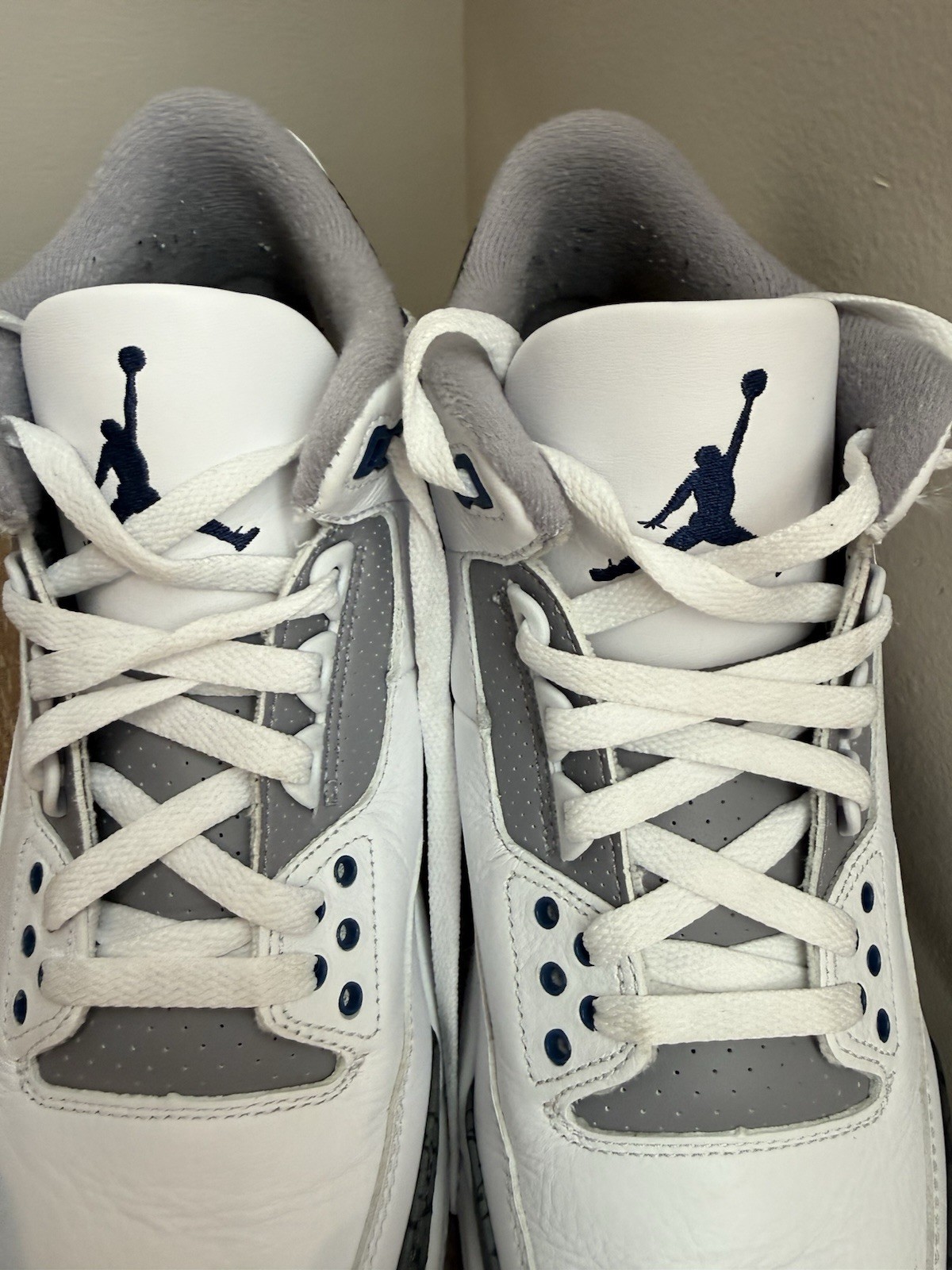 Jordan Air Jordan 3 “Midnight Navy” Sneakers with Box – size 10.5