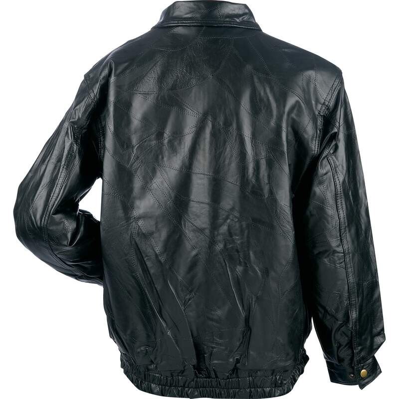 MENS MEDIUM CAFE RACER LEATHER JACKET MOTORCYCLE BIKER BLACK GENUINE LEATHER M