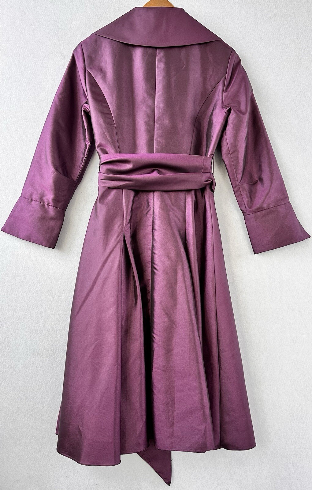 Bari Jay Purple Dress Formal Retro Taffeta 1940’s Women’s Sz 4-6
