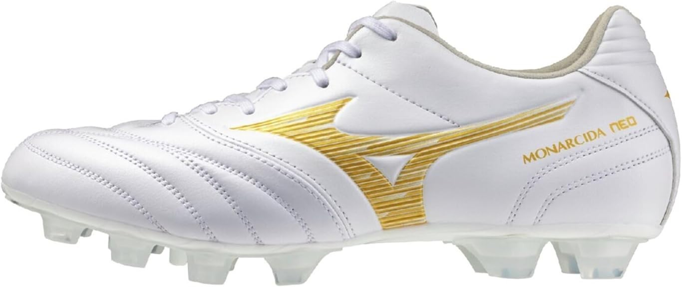 MIZUNO Soccer Cleats MONARCIDA NEO 3 SW Super Wide P1GA2624 White/Gold