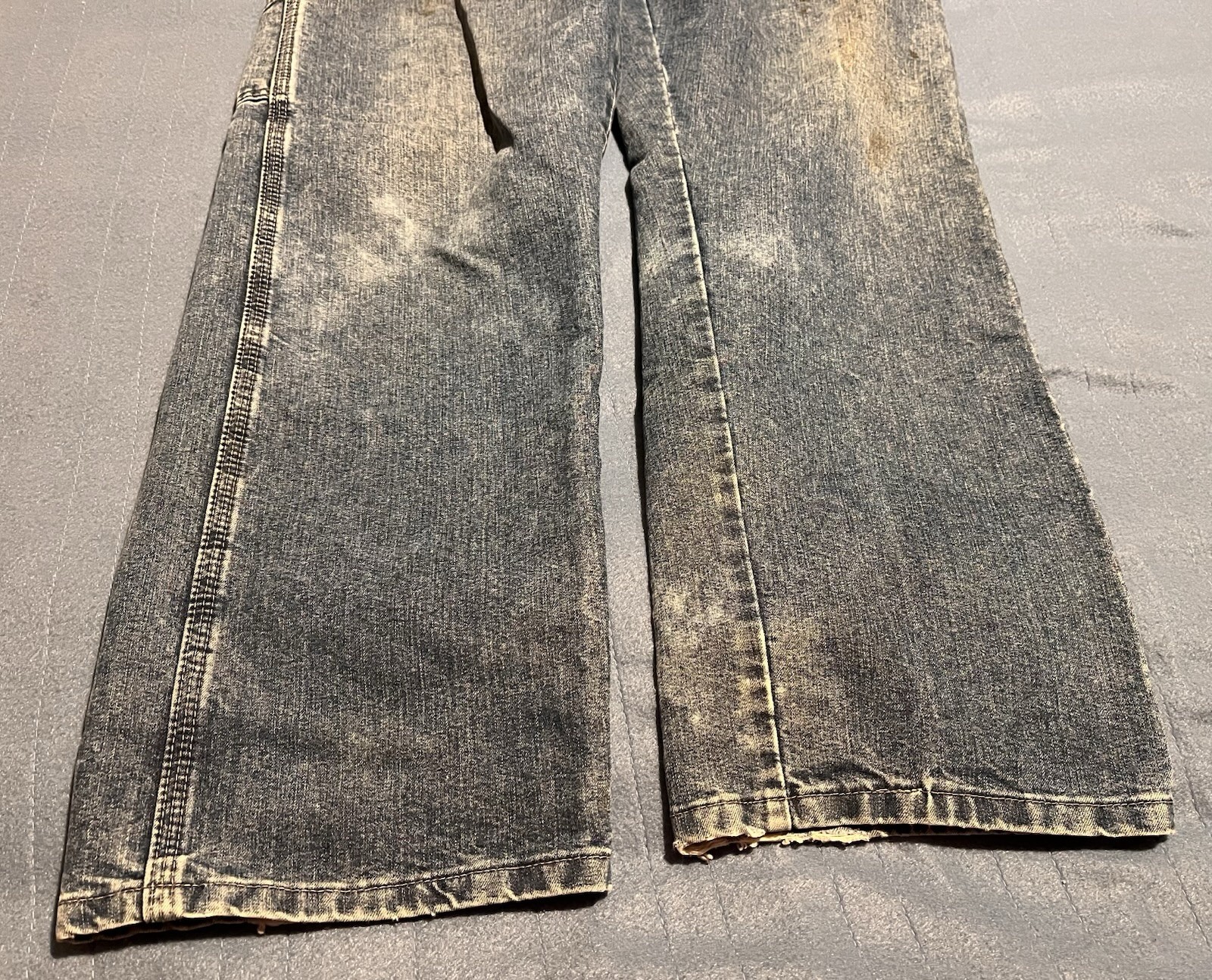 Pre-Owned Wrangler Men’s 32×30 Medium Wash Blue Carpenter Work Wear Pants