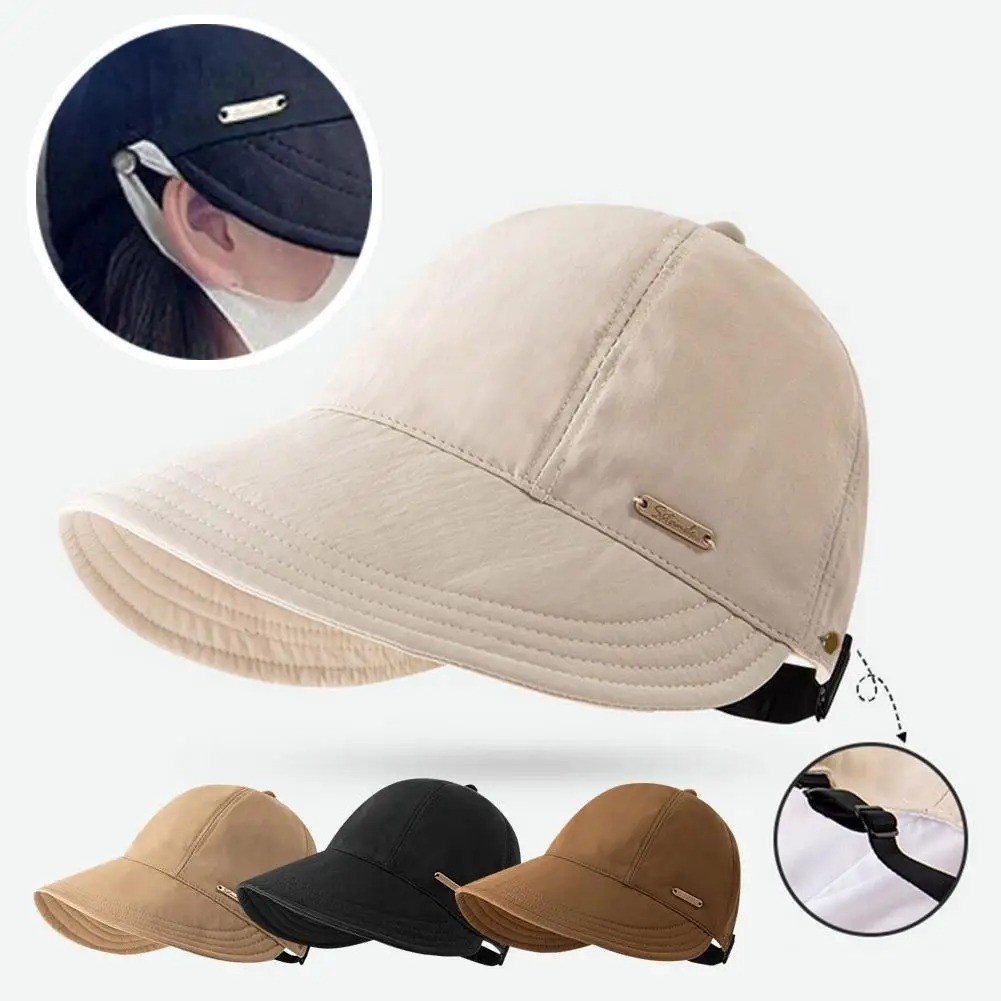 Women Sun Hat UV Protection Hiking Fishing Hats Wide Brim Hat Adjustable UPF 50