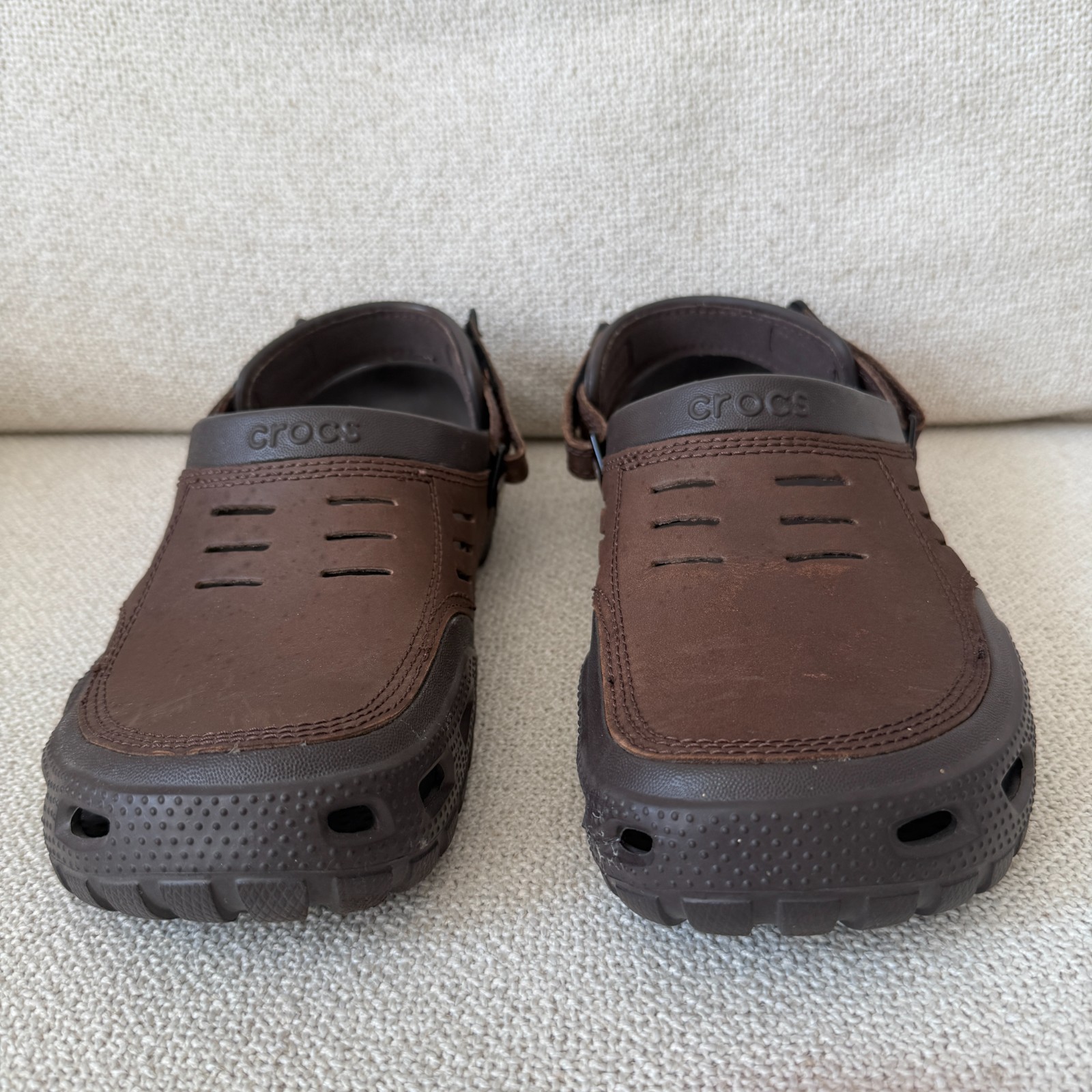 Crocs Men’s Yukon Vista II Clog Sandal Size 12 Brown Rugged – SOLD AS IS