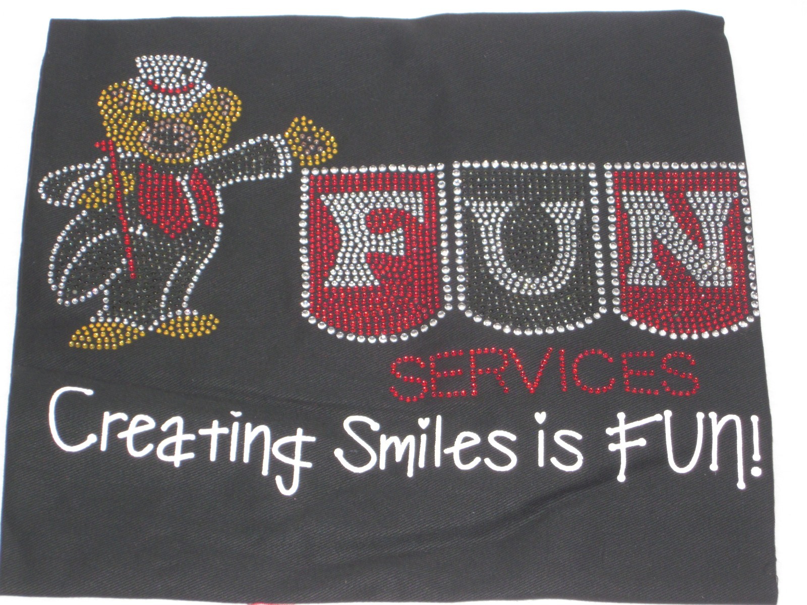Fun Services Rhinestone Apron – Festivals, School Carnivals, Magicians, Bingo