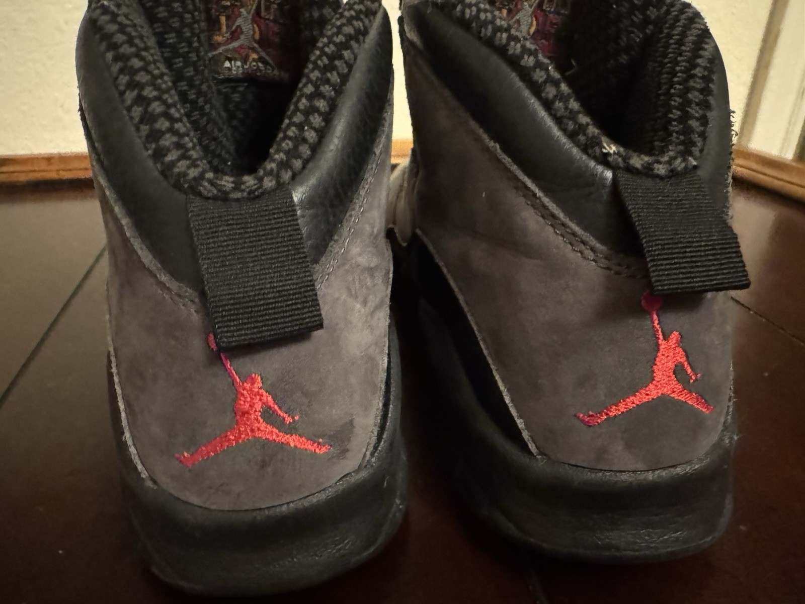 Nike Air Jordan Retro 10 “Dark Shadow” Black Gray Sz 7Y Boys 310806-002 Sneakers