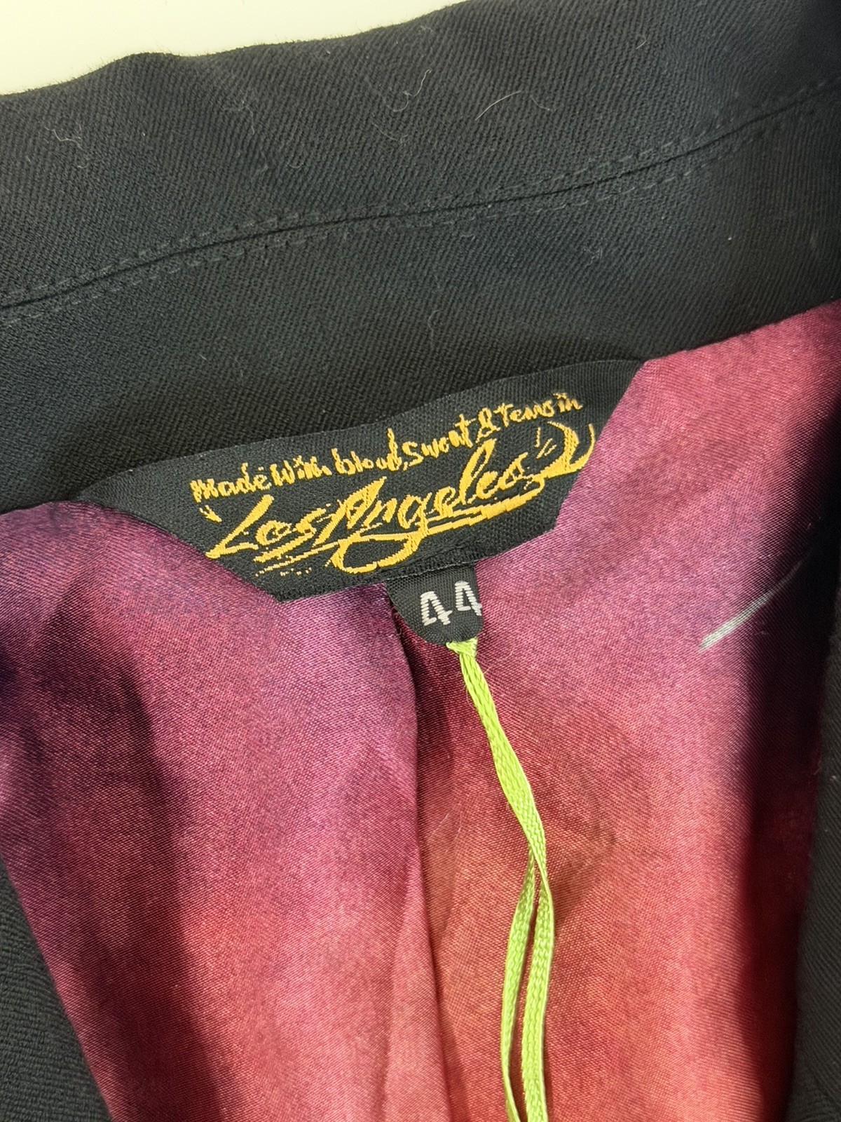 Men’s True Love & False Idols The Big Payback Served Cold Blazer Jacket Size 44