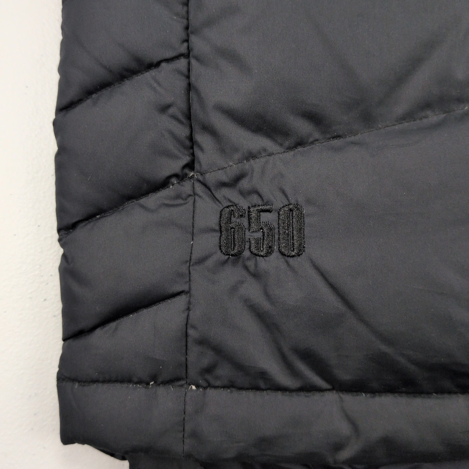 Cabelas Premier Northern Goose Down Black Puffer Zip Vest Jacket 650 Mens MReg