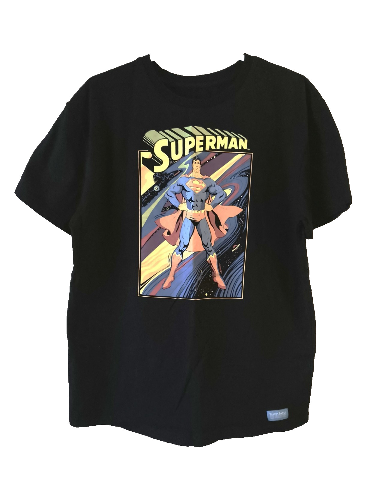 DC Comics Worlds Finest JUSTICE LEAGUE Box SUPERMAN T-Shirt XL