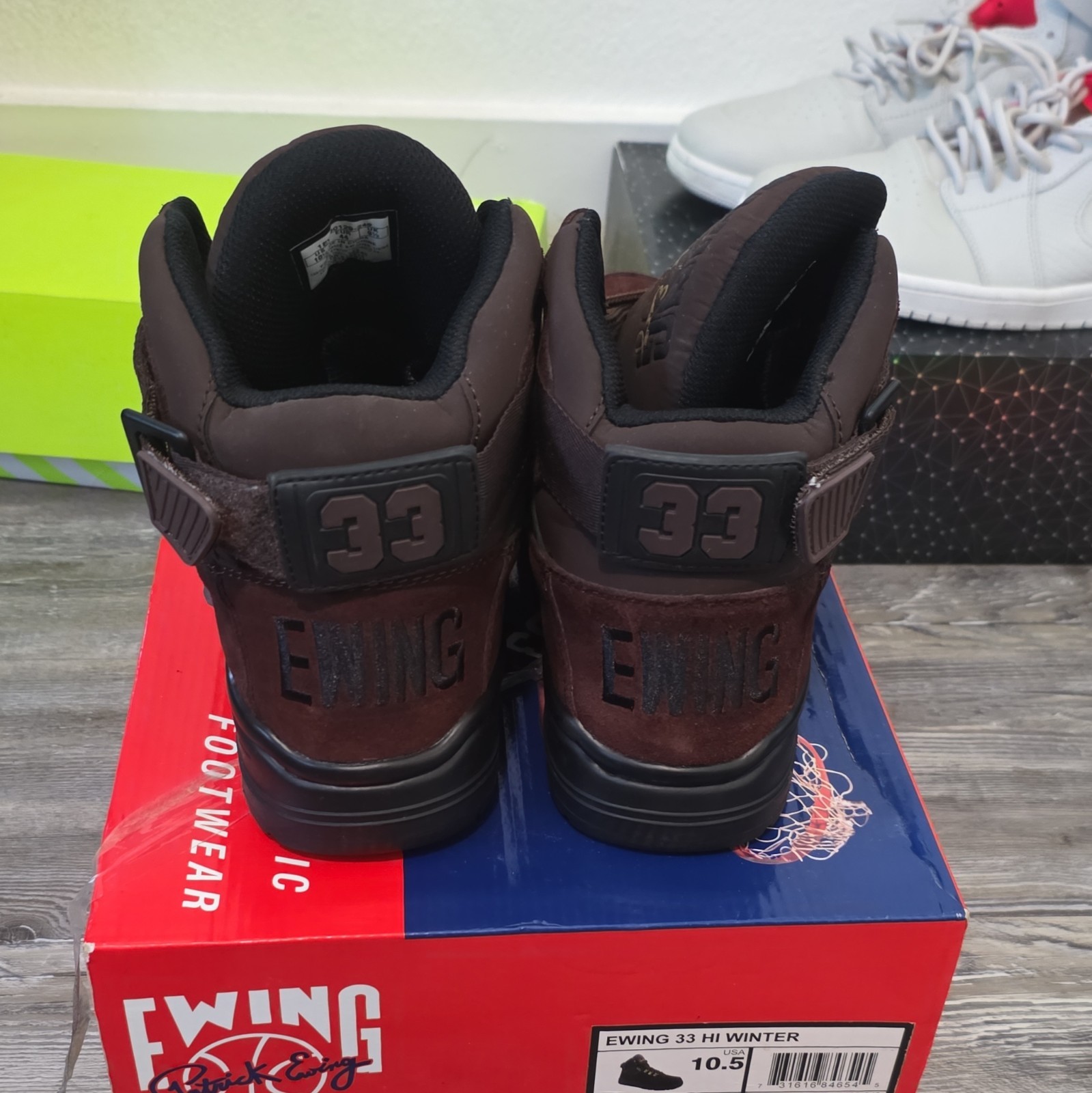 Ewing Waterproof Brown Suede Hiking Boots Men’s US 10.5 EU 44.5 Ankle