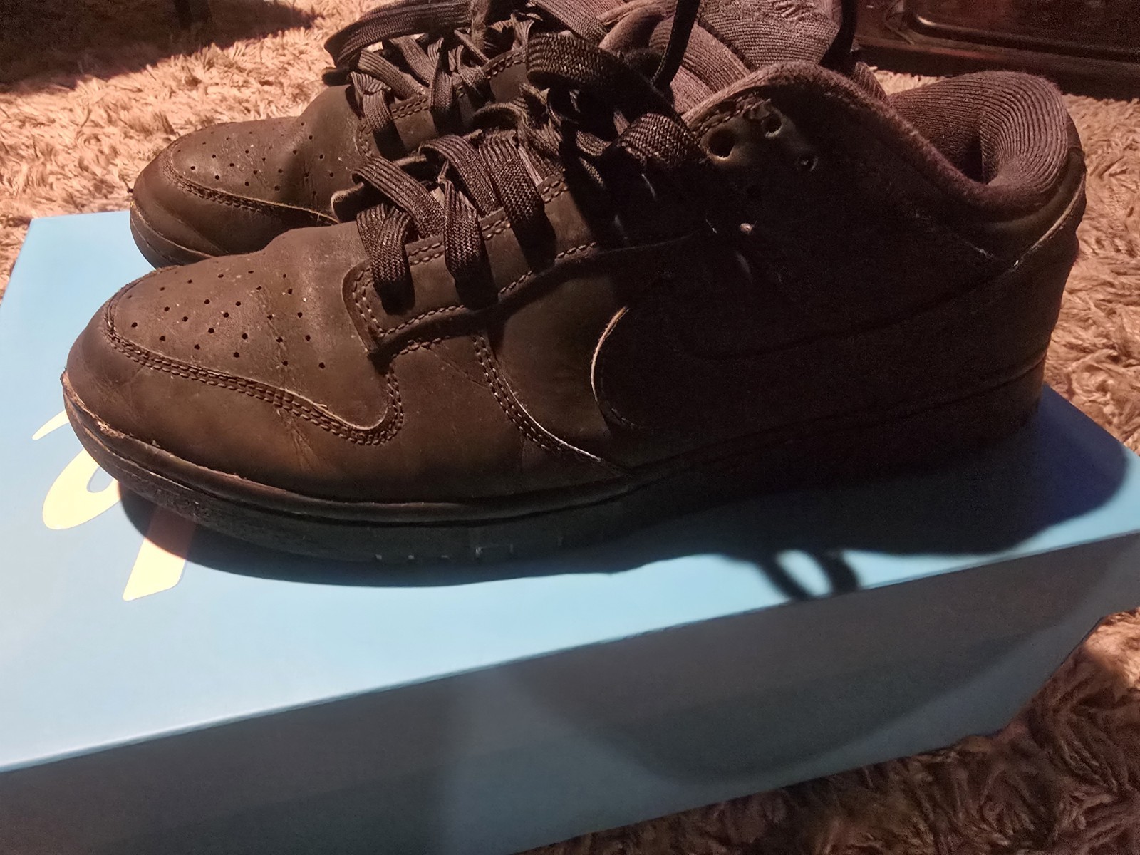 W Nike Dunk Low Cyber Reflective Anthracite/Black-Racer Blue Men’s Size 9 W 10.5