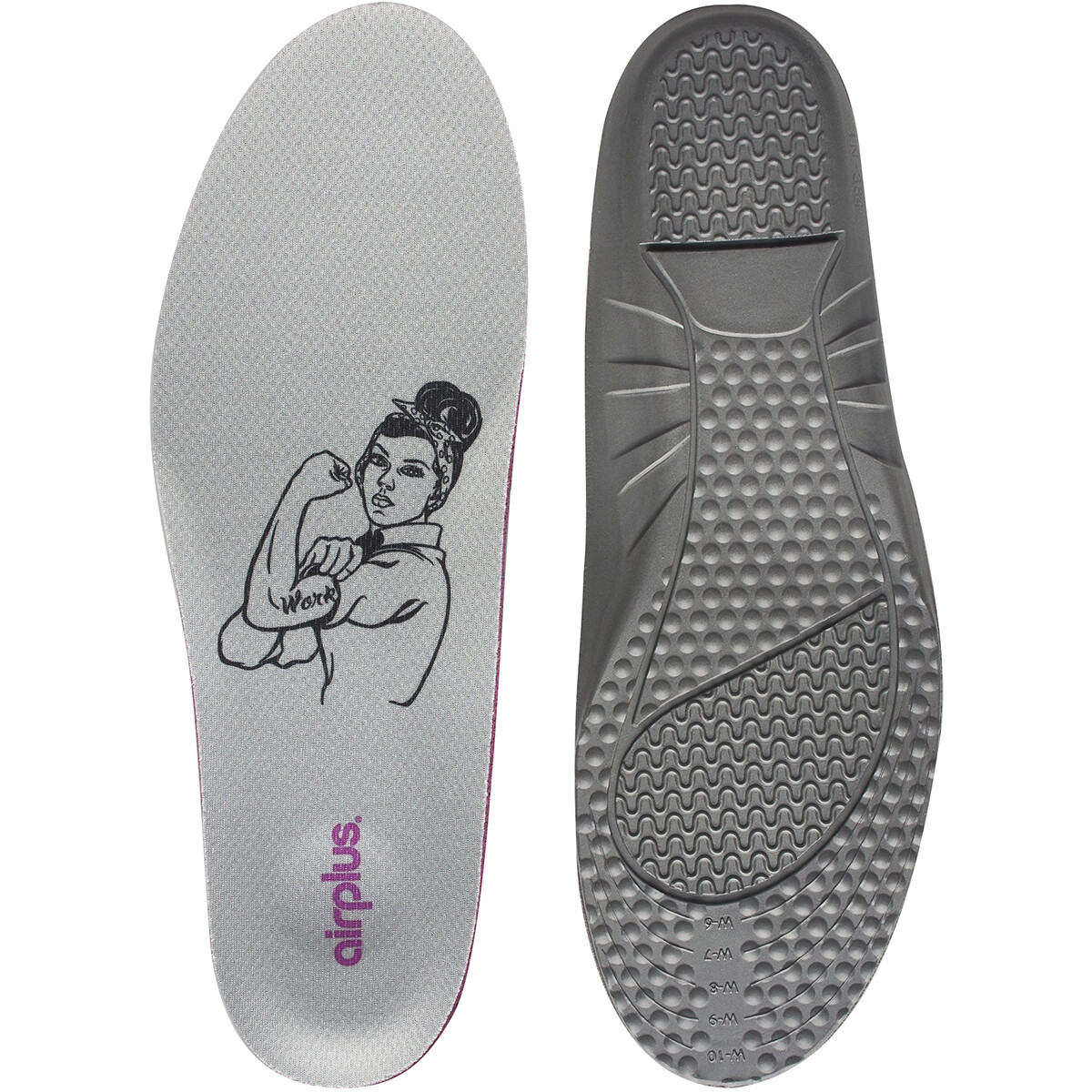 Airplus Women’s Size 5-11 Ultra Work Memory Comfort Anti-Fatigue Shoe Insoles