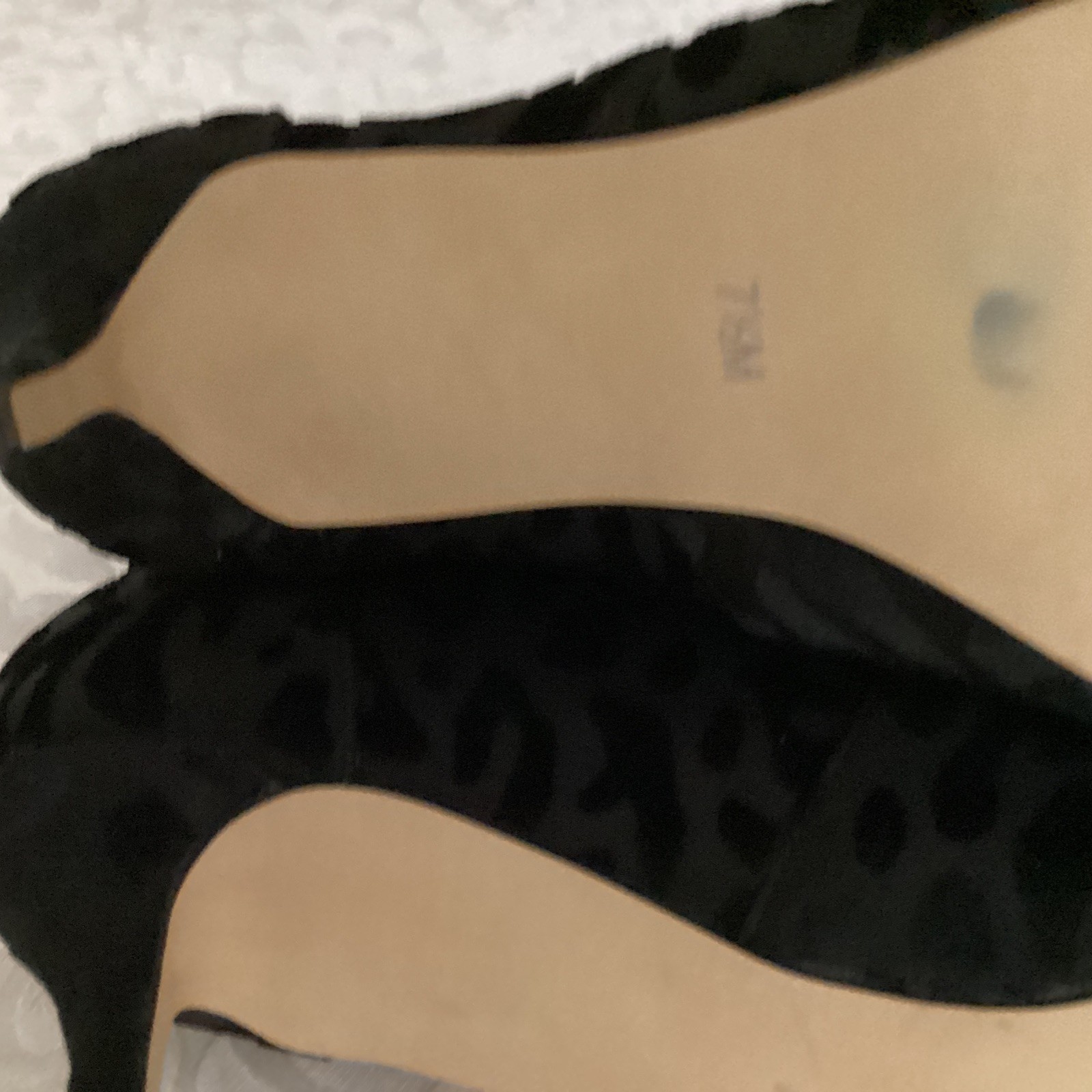 CHARLES by CHARLES DAVID BLKVELVET BOOTS NEW WITHOUT BOX EXCEL CONDITION 7.5