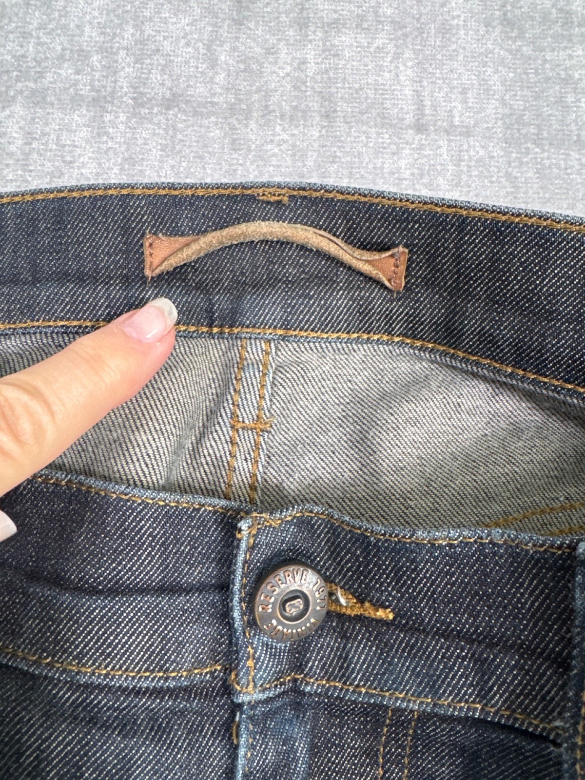 Joes Jeans Straight & Narrow Channing W36 Denim Pants Dark Wash Cotton/Lycra Ble