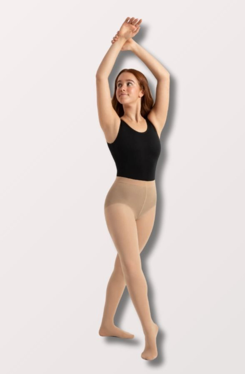 NEW Capezio Adult Ultra Soft Footed Tights in Nude (Style 1915)